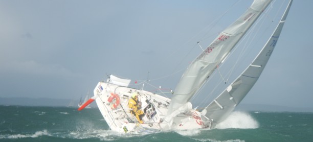 Un bateau à la mini transat 2013