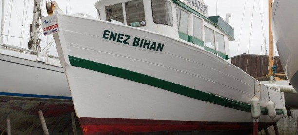 Bateau de pêche en bois – Enez Bihan